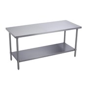ELKAY Economy Work Table Stainless Steel Under Shelf No Backsplash 72 L X 30 W X 36 H Over All EWT30S72-STG-4X